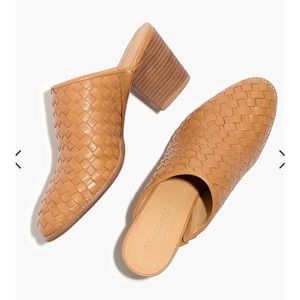 Madewell The Harper Mule in Woven Leather